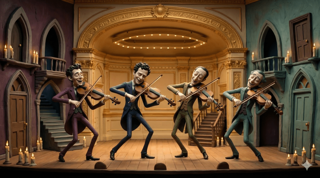 四位俄裔大師的音樂遊戲：蓋希文的《米沙，雅沙，托沙，薩沙》